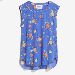 Alice Blue Buckingham Crew Neck Top Stitch Fix